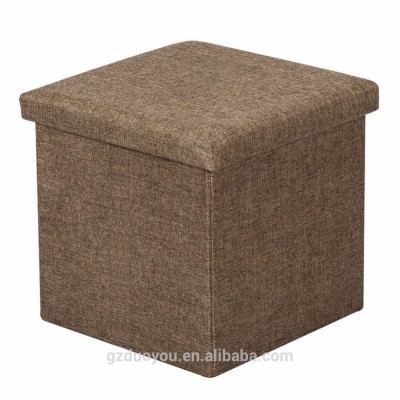 Folding Storage Bin Foot Rest Stool Ottoman sofa