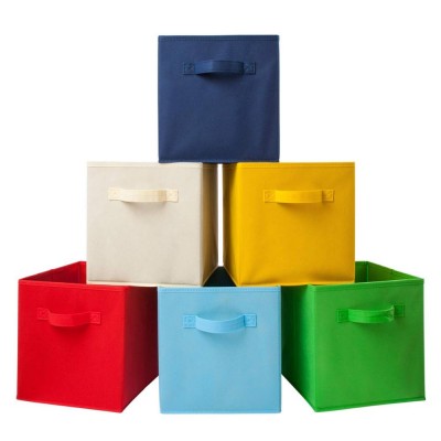 Wholesale Closet Colorful Collapsible Fabric Storage Cube For Home Organiser